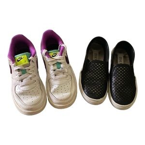 NIKE & STEVE MADDEN-TWO PAIRS OF GIRLS SHOES-SIZE 11